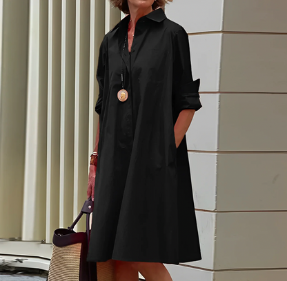 LB | Damska sukienka midi, elegancka i wygodna