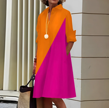 LB | Damska sukienka midi, elegancka i wygodna