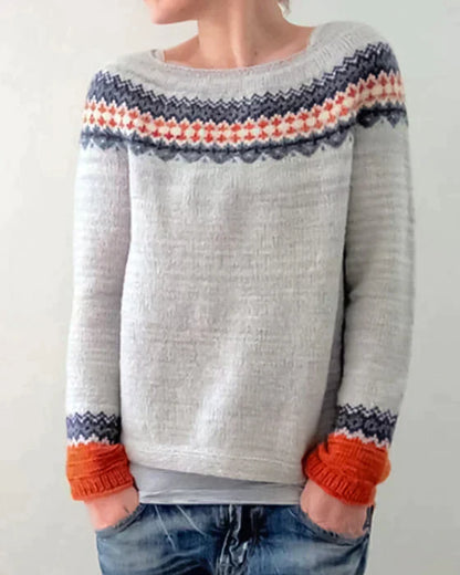 LB | Dzianinowy sweter boho