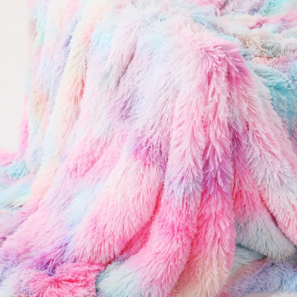 PlushDream | Ultra pluszowy koc z polaru koralowego