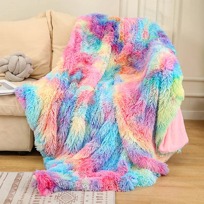 PlushDream | Ultra pluszowy koc z polaru koralowego