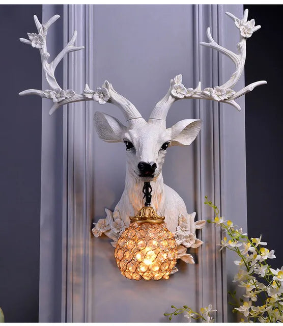 ModernCharm - Rustykalna lampa z jeleniem