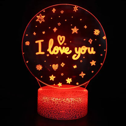 LoveGlow - Lampka nocna LED ze słodkim sercem
