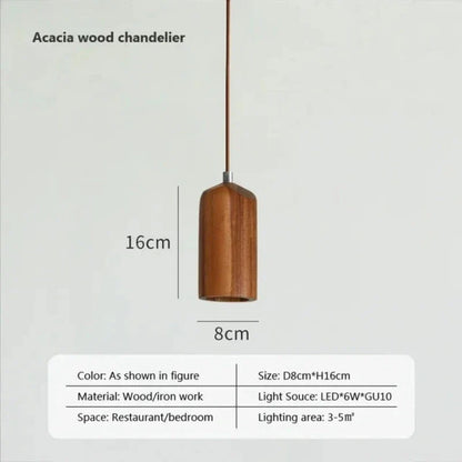 TimberEssence - lampa wisząca z drewna nordyckiego