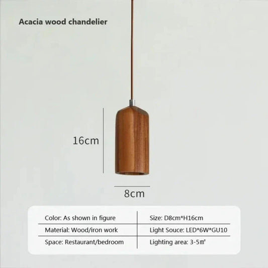 TimberEssence - lampa wisząca z drewna nordyckiego