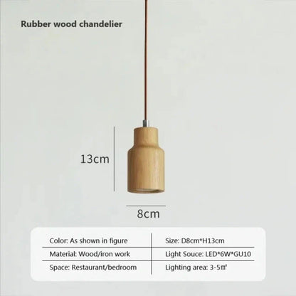 TimberEssence - lampa wisząca z drewna nordyckiego