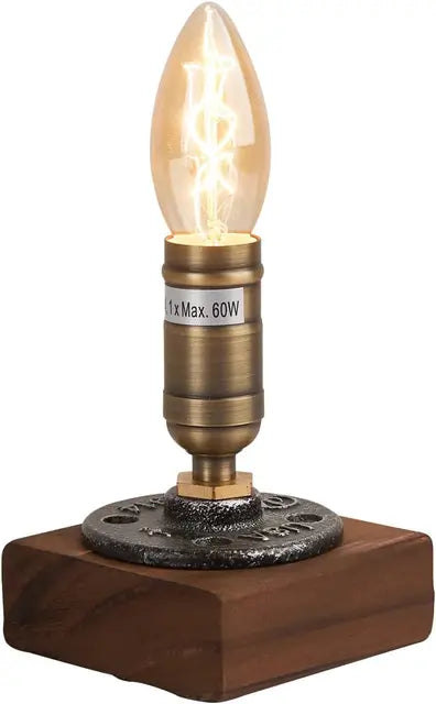 Woodlight - drewniana lampa stołowa