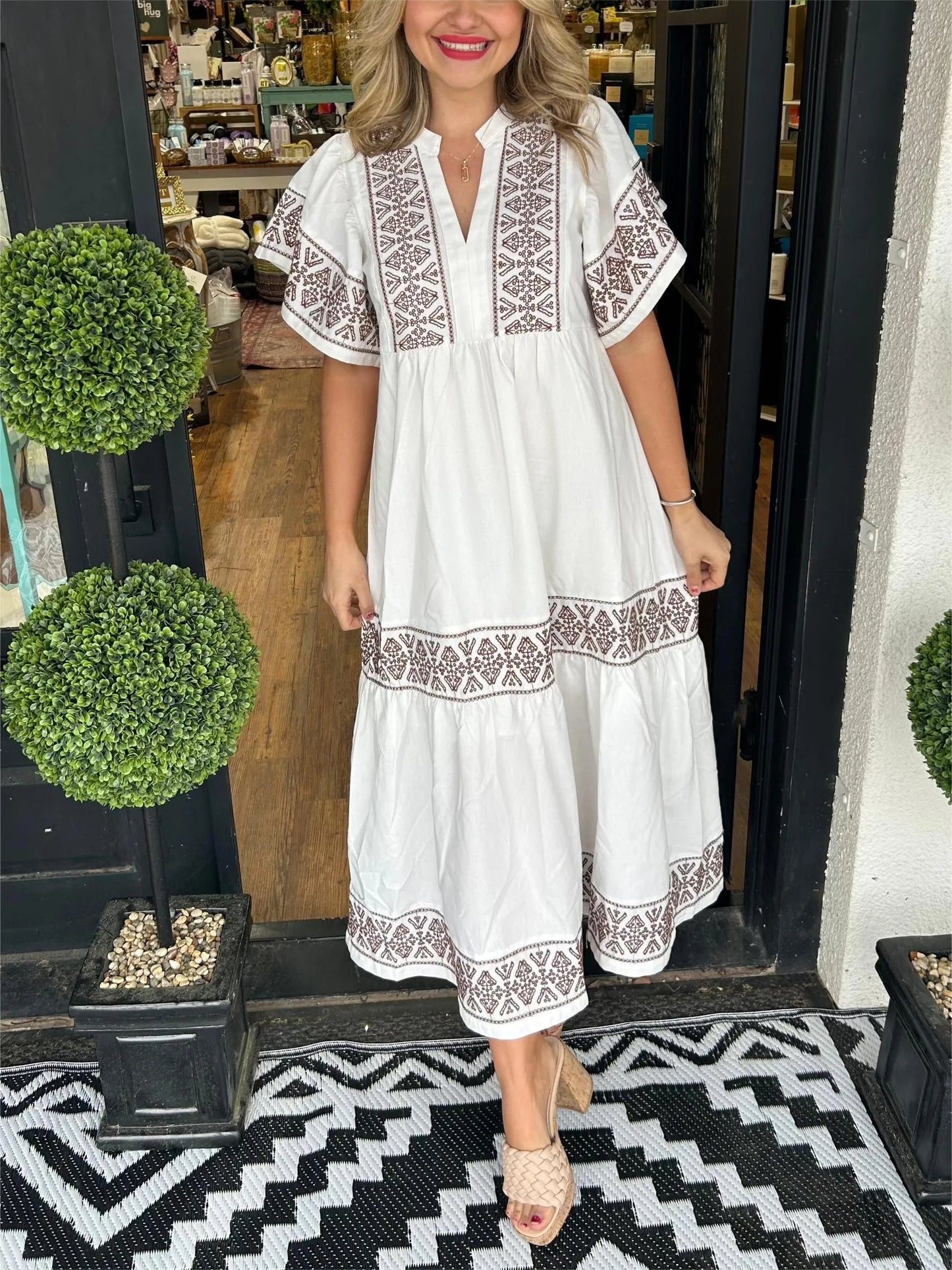 LB | Sukienka maxi boho