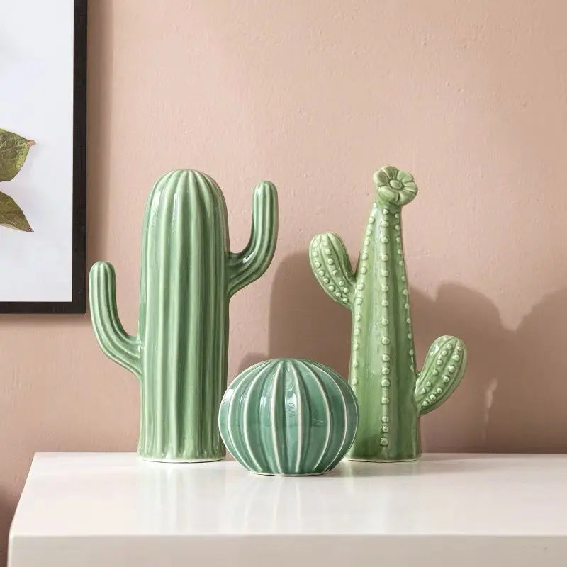 DesertChic - Ceramiczna ozdoba w kształcie kaktusa