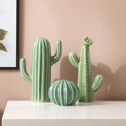 DesertChic - Ceramiczna ozdoba w kształcie kaktusa