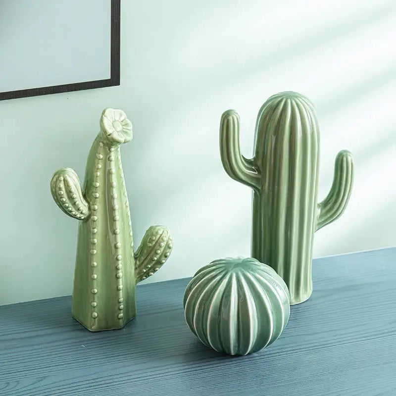 DesertChic - Ceramiczna ozdoba w kształcie kaktusa
