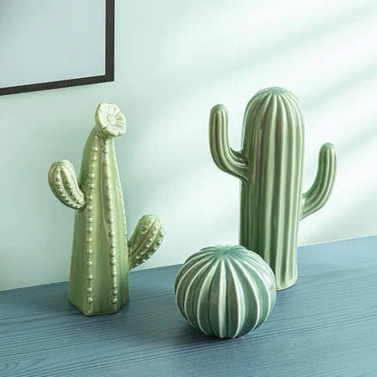 DesertChic - Ceramiczna ozdoba w kształcie kaktusa