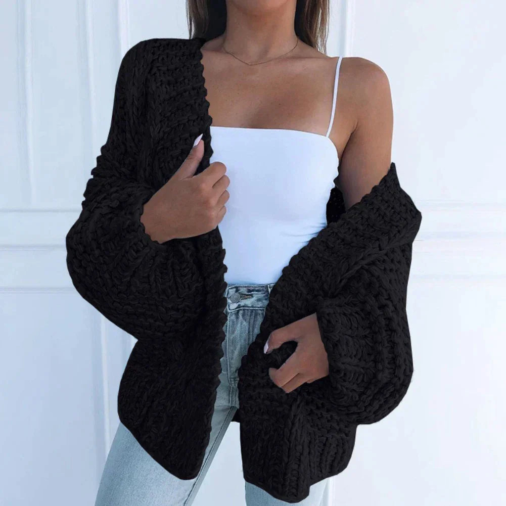LB | Dopasowany i elegancki kardigan zimowy