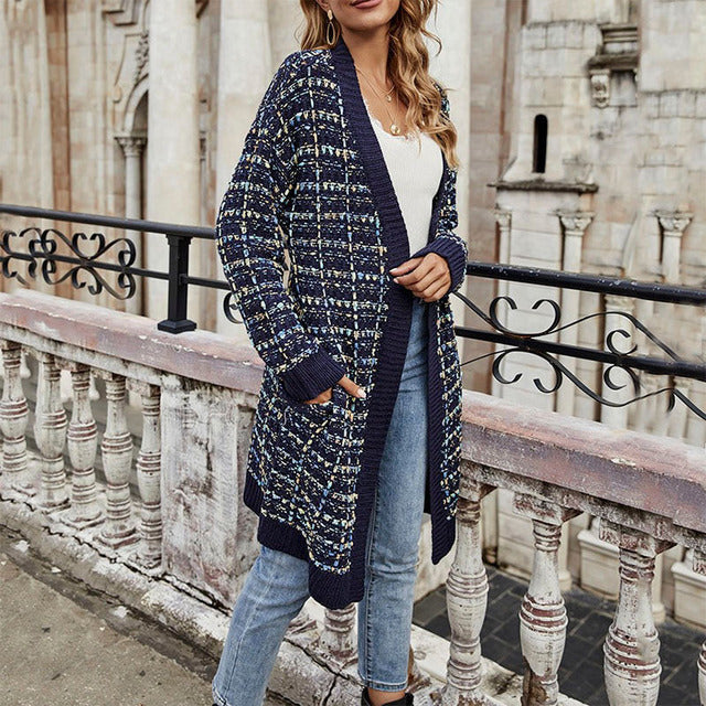 LB | Dopasowany i elegancki kardigan zimowy