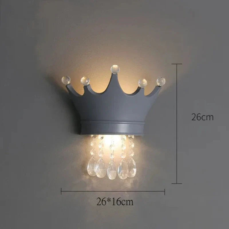 LuminaGlimmer - Kinkiet ścienny Crown