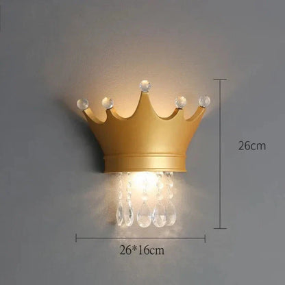 LuminaGlimmer - Kinkiet ścienny Crown