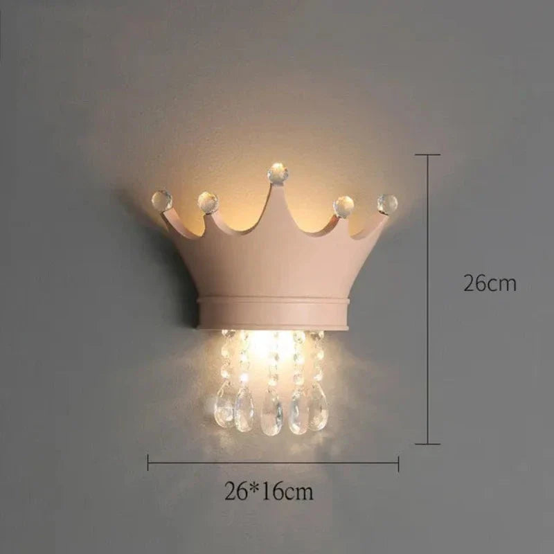 LuminaGlimmer - Kinkiet ścienny Crown