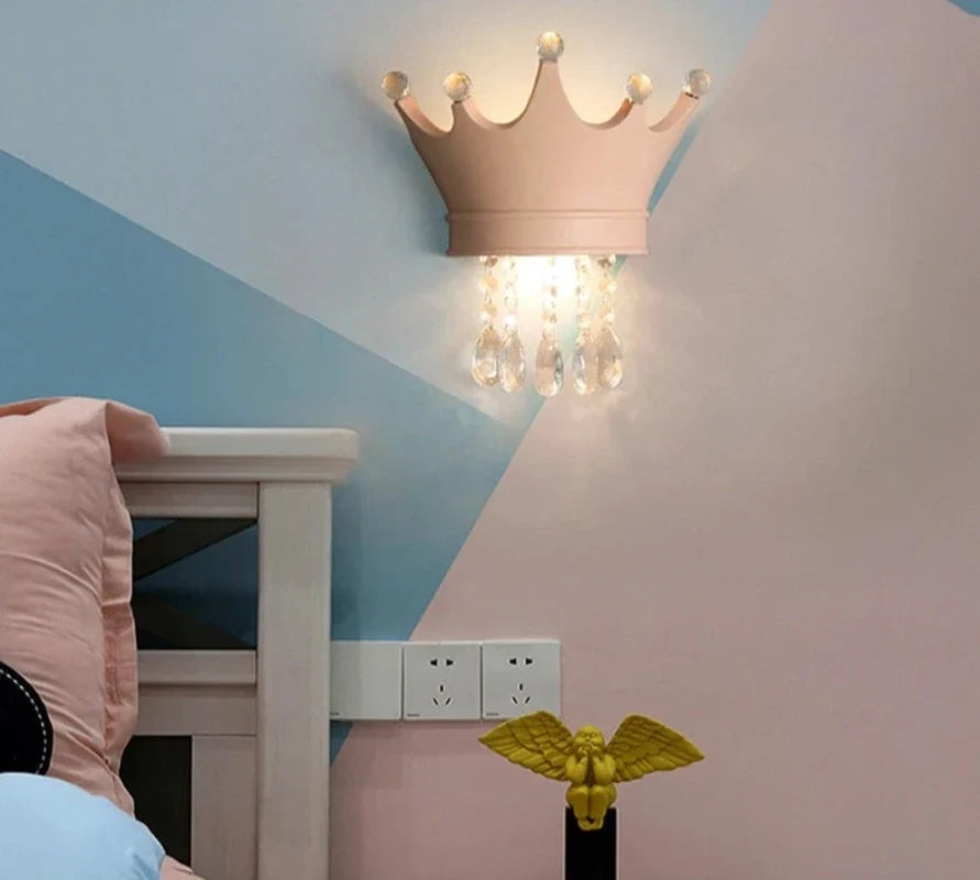LuminaGlimmer - Kinkiet ścienny Crown