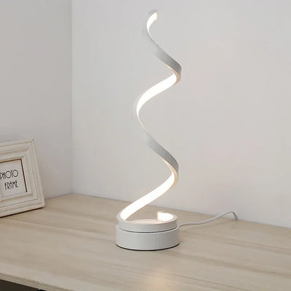PureLight - lampa stołowa LED spirala