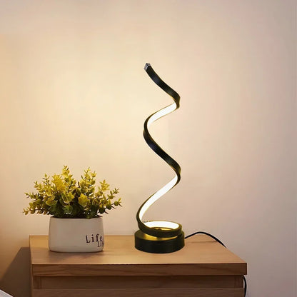 PureLight - lampa stołowa LED spirala