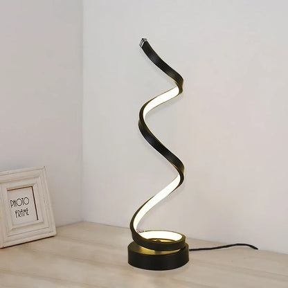 PureLight - lampa stołowa LED spirala