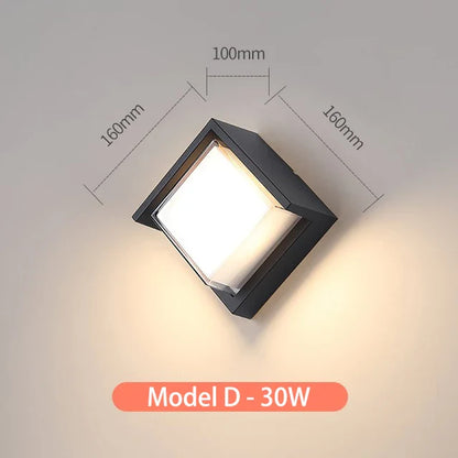 TwilightSerene - lampa ścienna do zastosowań zewnętrznych