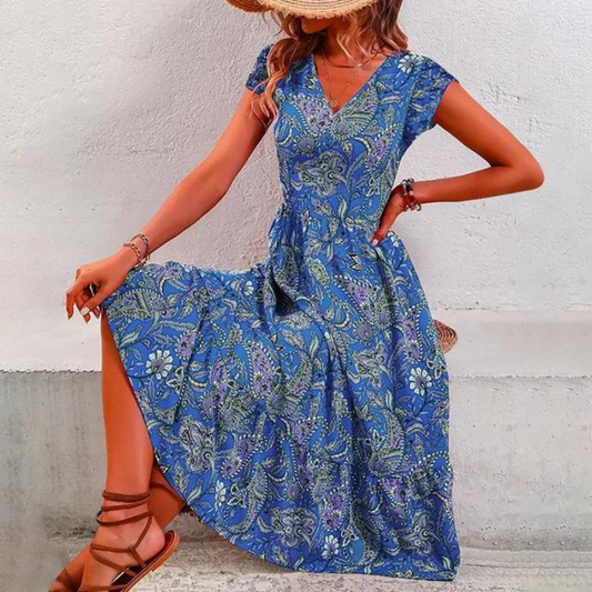 AS | Elegancka sukienka w kwiaty w stylu vintage