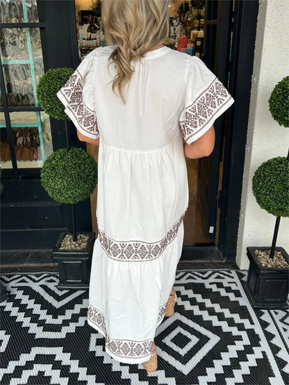 LB | Sukienka maxi boho