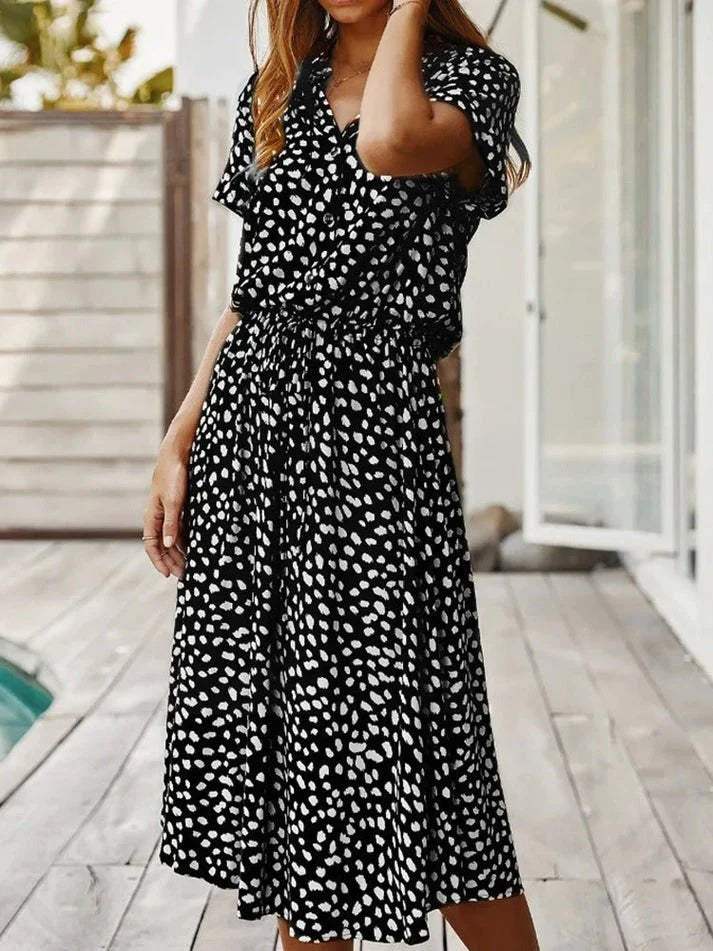 LB | Letnia sukienka midi w stylu boho