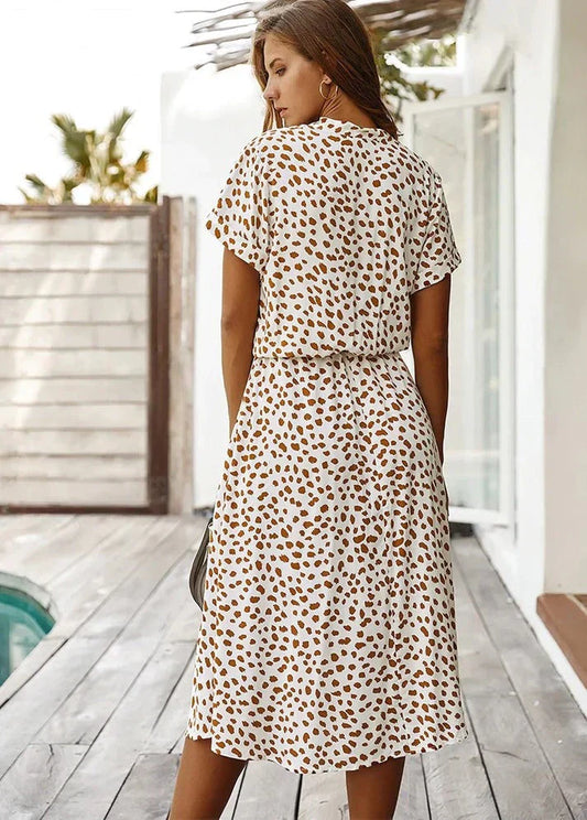LB | Letnia sukienka midi w stylu boho