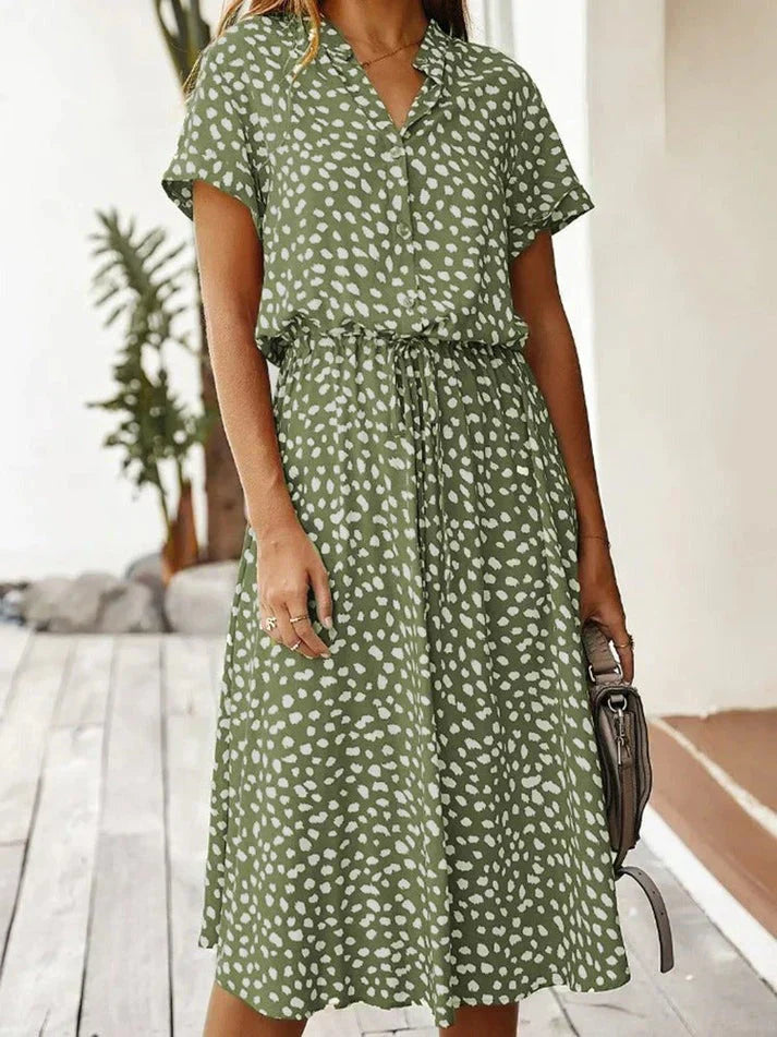 LB | Letnia sukienka midi w stylu boho
