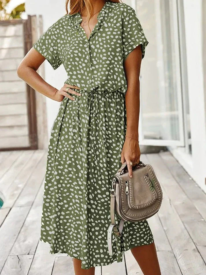 LB | Letnia sukienka midi w stylu boho