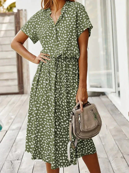 LB | Letnia sukienka midi w stylu boho