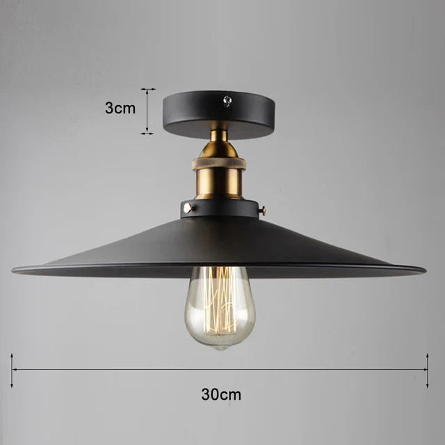 Ponadczasowa lampa sufitowa w stylu vintage