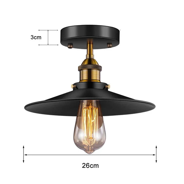 Ponadczasowa lampa sufitowa w stylu vintage