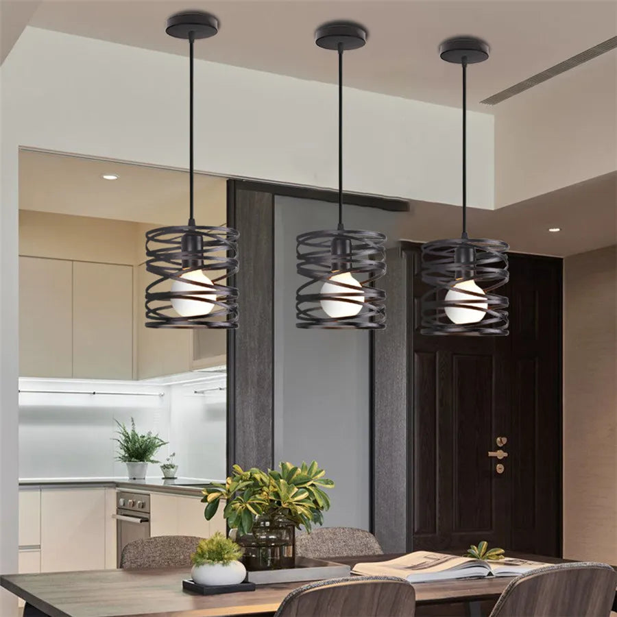 MetalCraft - Lampa wisząca z metalowego drutu