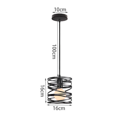 MetalCraft - Lampa wisząca z metalowego drutu