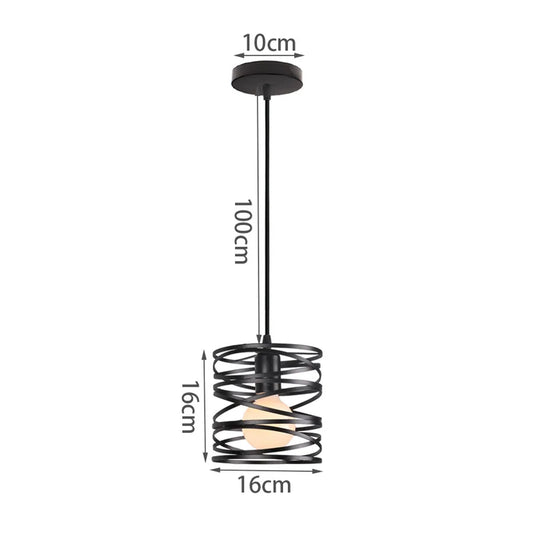 MetalCraft - Lampa wisząca z metalowego drutu