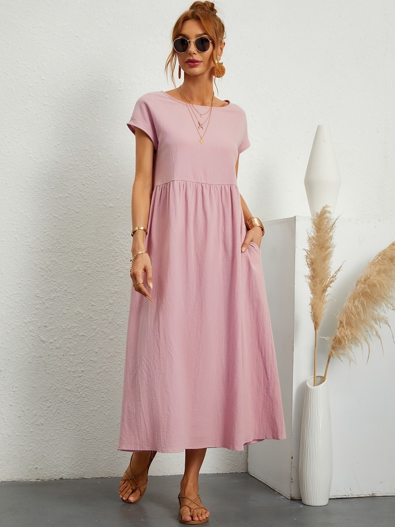 LB | Heike Airy sukienka maxi