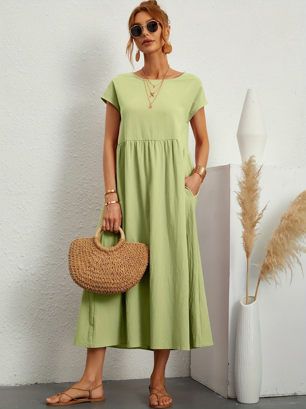LB | Heike Airy sukienka maxi
