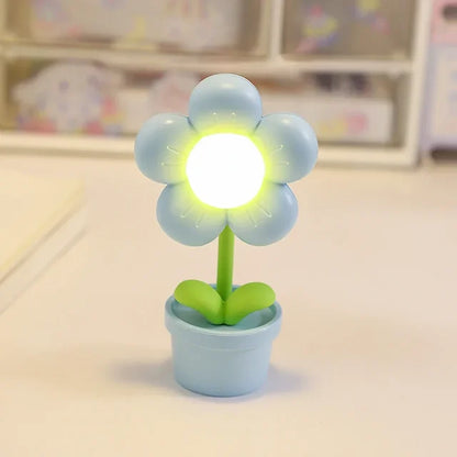 BloomLite - Mała kwiatowa lampa stołowa
