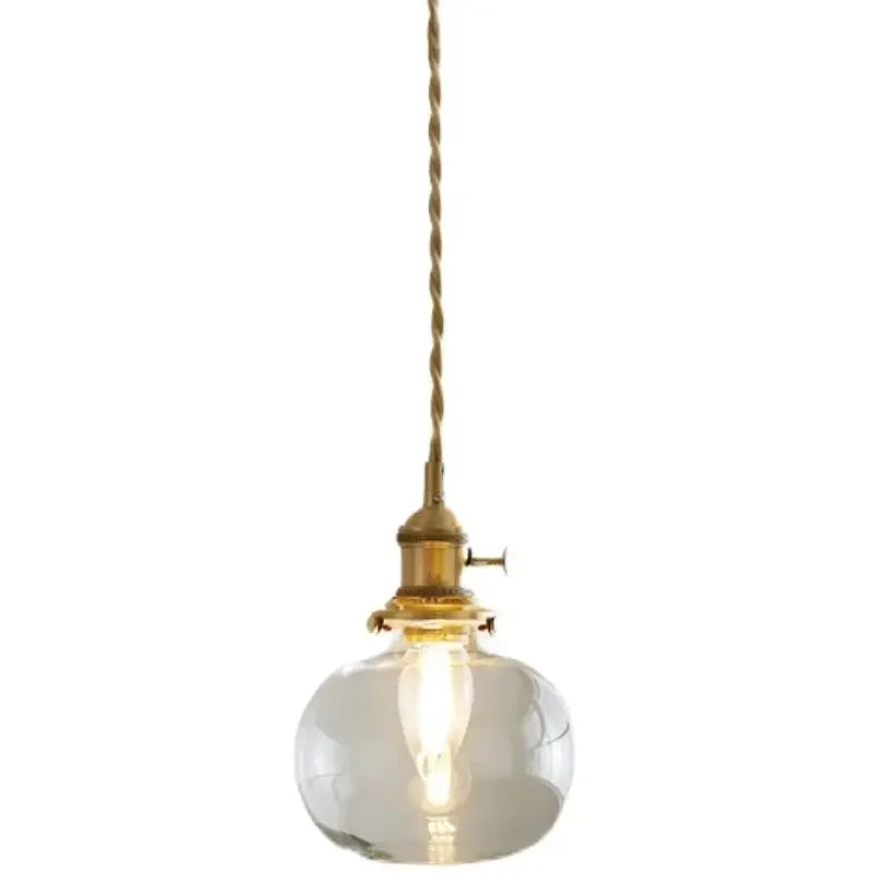 CrystalGlow - Szklana lampa wisząca
