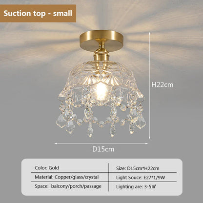 PrismGlow - Nowoczesna szklana lampa wisząca