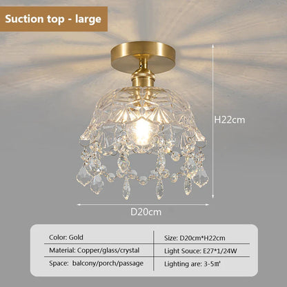 PrismGlow - Nowoczesna szklana lampa wisząca