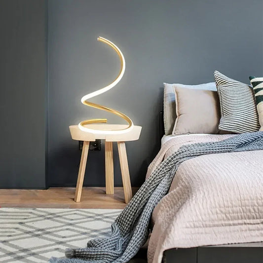 GlowStream - Nowoczesna lampa stołowa LED