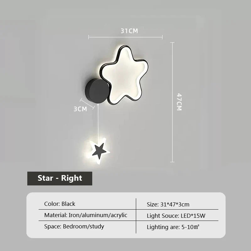 Dreamscape - Lampa ścienna Cloud Star Moon