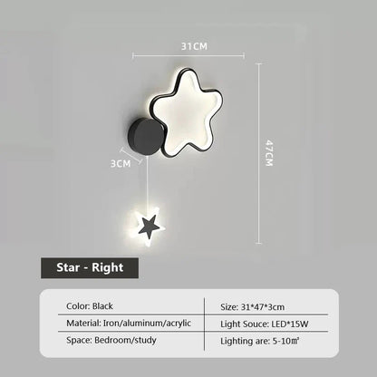 Dreamscape - Lampa ścienna Cloud Star Moon