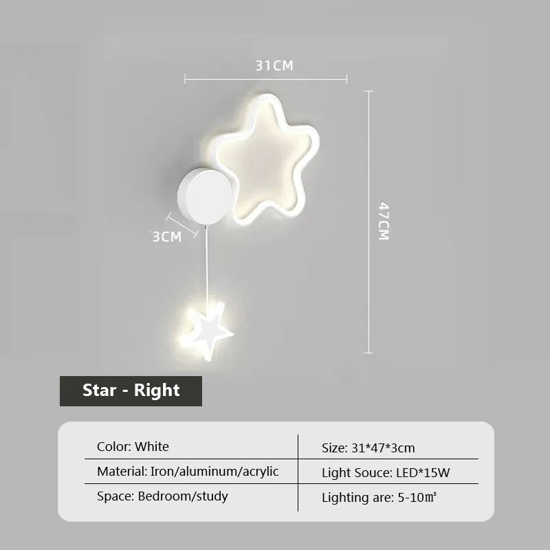 Dreamscape - Lampa ścienna Cloud Star Moon