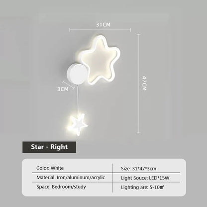Dreamscape - Lampa ścienna Cloud Star Moon