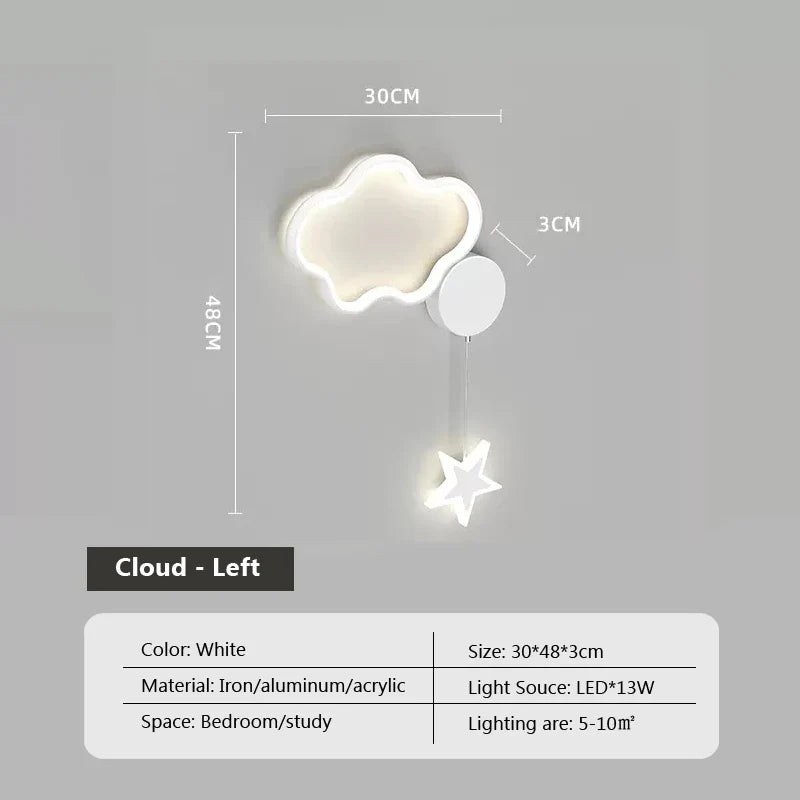 Dreamscape - Lampa ścienna Cloud Star Moon